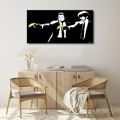 Foto auf leinwand Pop-Art-Bananen