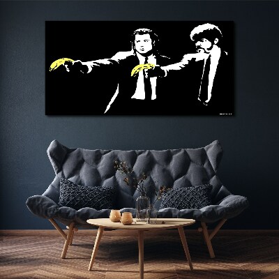 Foto auf leinwand Pop-Art-Bananen