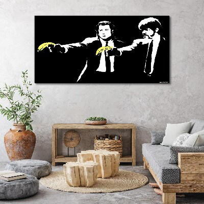 Foto auf leinwand Pulp Fiction Banksy