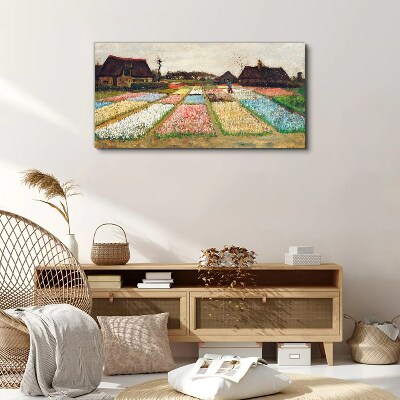 Bild auf leinwand Van-Gogh-Blumenwiese