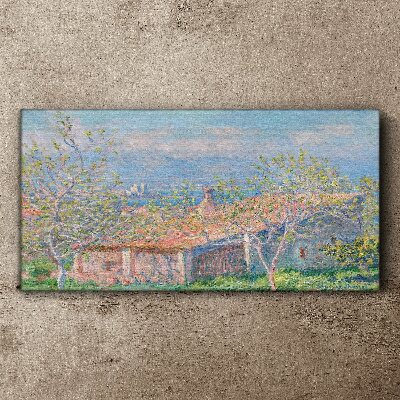 Foto auf leinwand Hausgarten in Antibes Monet