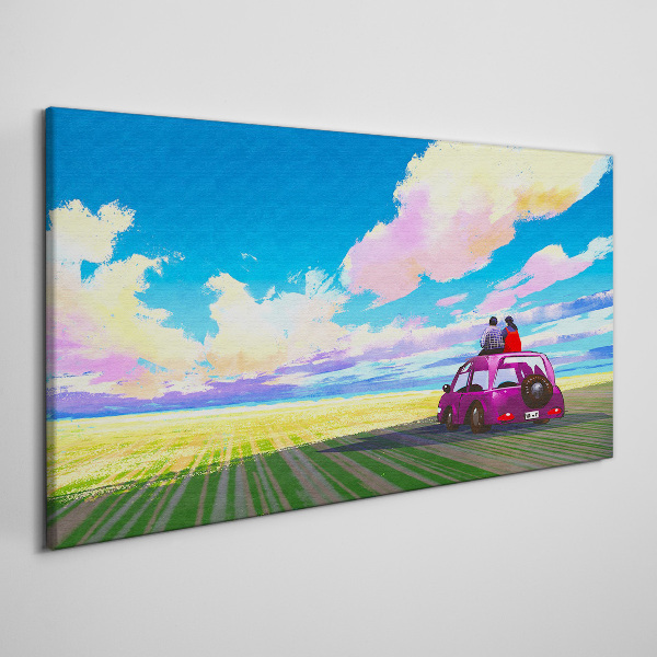 Foto auf leinwand Eine Reise durch farbenfrohe Landschaften