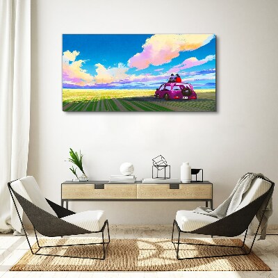 Foto auf leinwand Eine Reise durch farbenfrohe Landschaften