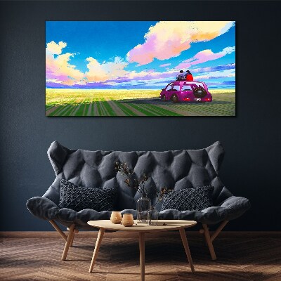 Foto auf leinwand Eine Reise durch farbenfrohe Landschaften