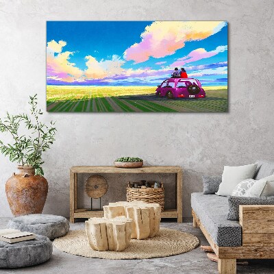 Foto auf leinwand Eine Reise durch farbenfrohe Landschaften