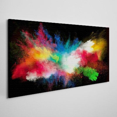 Bild auf leinwand Ausdruck von Farben in Bewegung