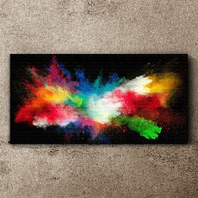 Bild auf leinwand Ausdruck von Farben in Bewegung