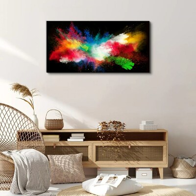 Bild auf leinwand Ausdruck von Farben in Bewegung