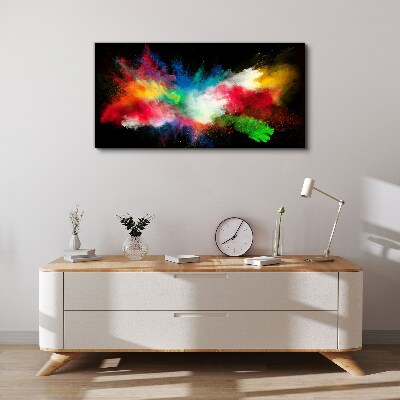 Bild auf leinwand Ausdruck von Farben in Bewegung