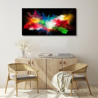 Bild auf leinwand Ausdruck von Farben in Bewegung