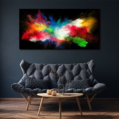 Bild auf leinwand Ausdruck von Farben in Bewegung