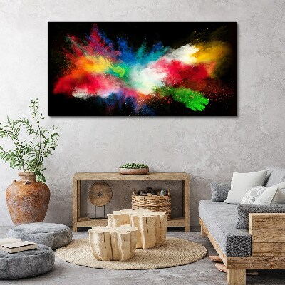 Bild auf leinwand Ausdruck von Farben in Bewegung