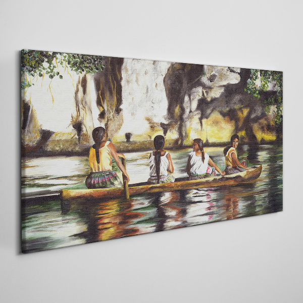 Foto auf leinwand Wasserspiegelungen des Alltags