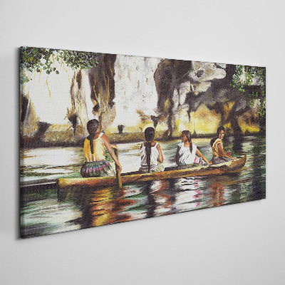 Foto auf leinwand Wasserspiegelungen des Alltags
