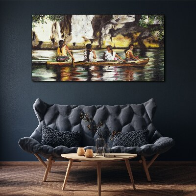 Foto auf leinwand Wasserspiegelungen des Alltags