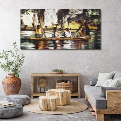 Foto auf leinwand Wasserspiegelungen des Alltags