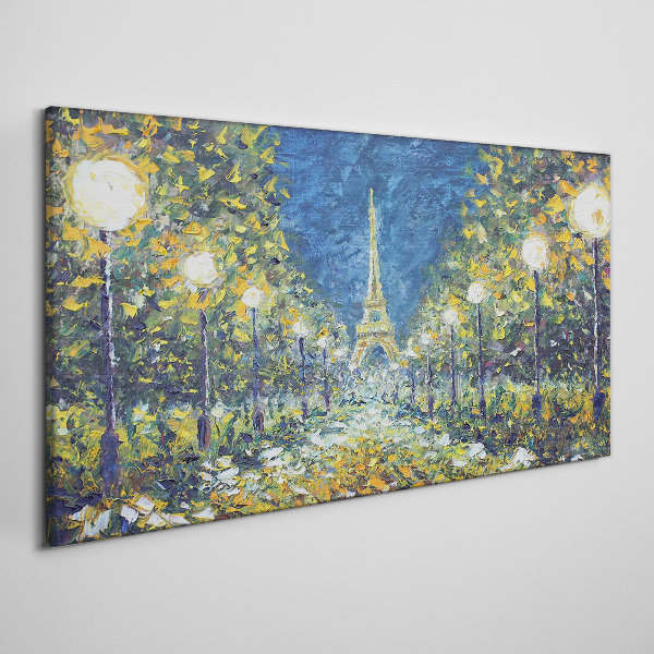 Foto auf leinwand Abend in Paris