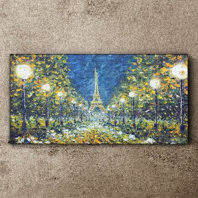Foto auf leinwand Abend in Paris
