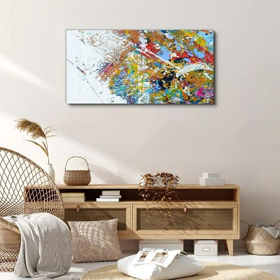 Foto leinwand Buntes abstraktes Chaos