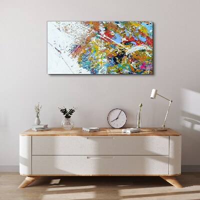 Foto leinwand Buntes abstraktes Chaos