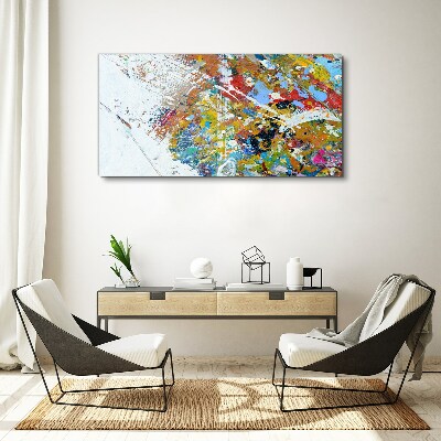 Foto leinwand Buntes abstraktes Chaos