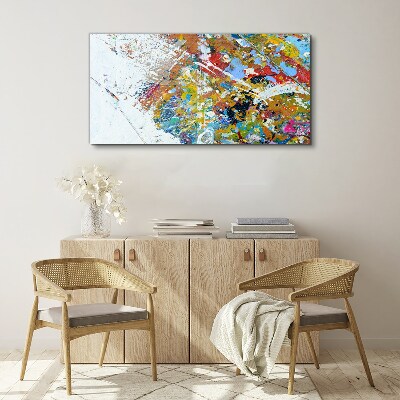 Foto leinwand Buntes abstraktes Chaos