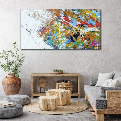 Foto leinwand Buntes abstraktes Chaos