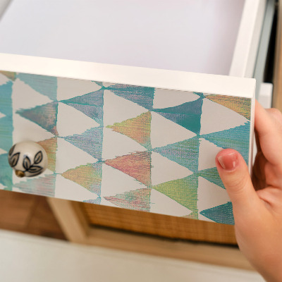 Folie für möbel Buntes Retro-Muster