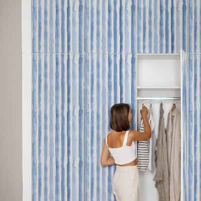 Klebefolie für möbel Blaue Streifen