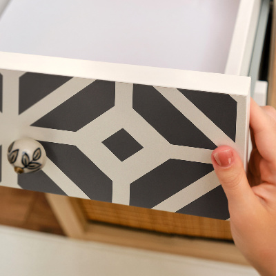 Möbelfolie Schwarz-weißes Muster