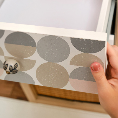 Folie für möbel Geometrische Pastellfarben