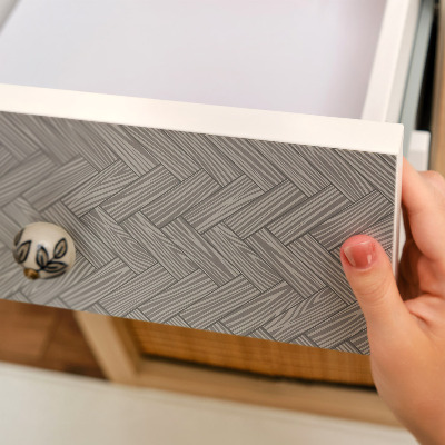Möbelfolie Grauer Zopf