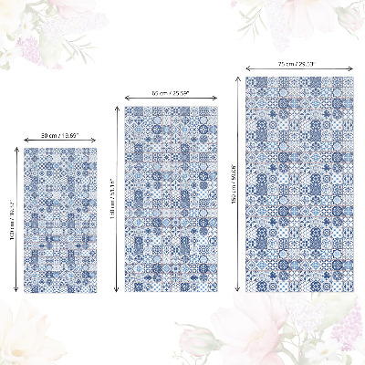 Klebefolie möbel Blaues Mosaik