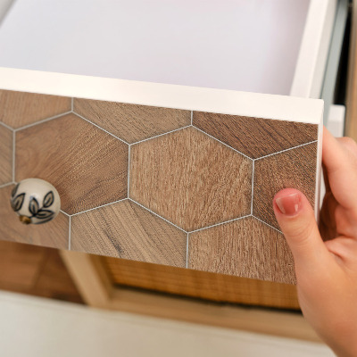 Folie für möbel Holzmosaik