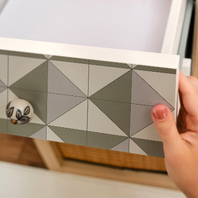 Klebefolie für möbel Dreieckiges Mosaik