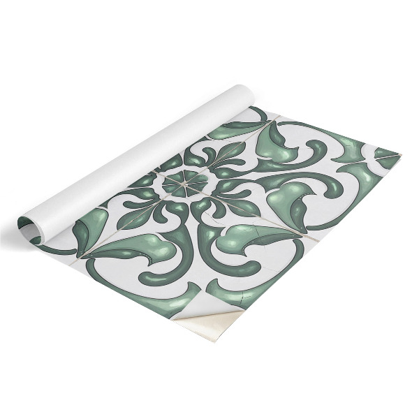 Möbelfolie Grüne Ornamente