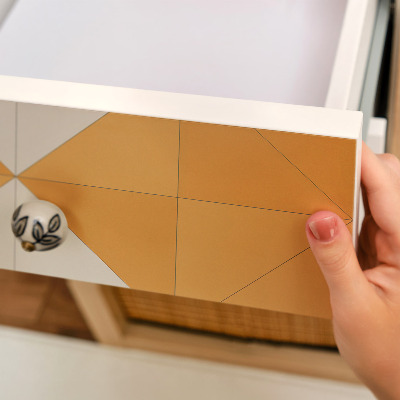 Klebefolie für möbel Dreiecksmosaik