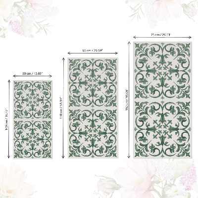 Klebefolie für möbel Grüne Ornamente