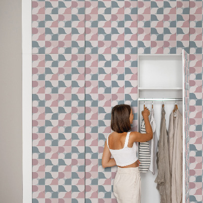 Klebefolie für möbel Geometrische Pastellfarben