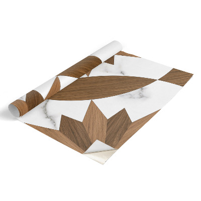 Möbelfolie Holz und Marmor