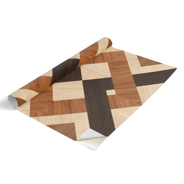 Folie für möbel Holzquadrate