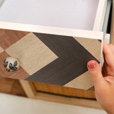 Folie für möbel Holzquadrate