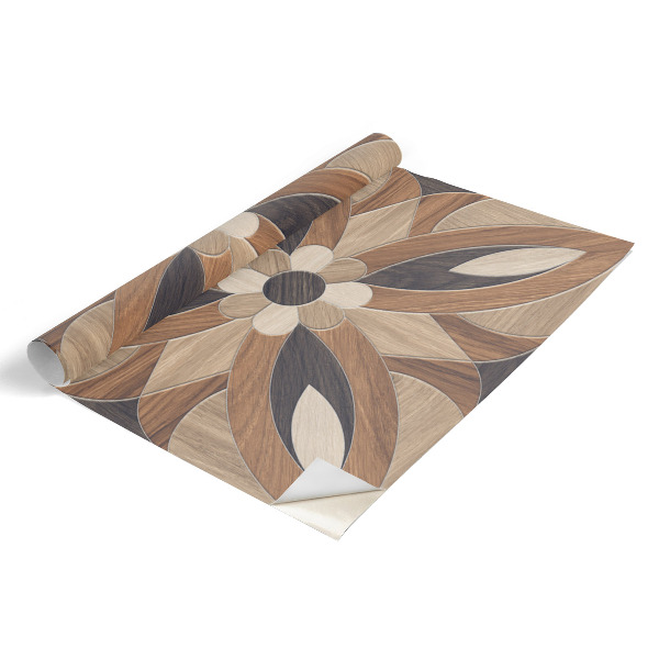 Klebefolie für möbel Holzblumen