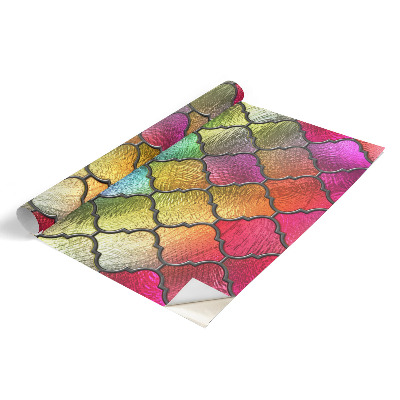 Möbelfolie Regenbogenfarbenes Buntglas
