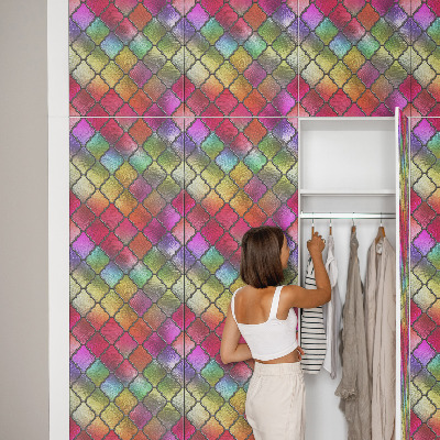 Möbelfolie Regenbogenfarbenes Buntglas