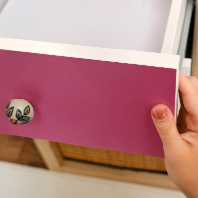 Folie für möbel Intensives Rosa