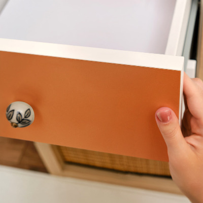 Klebefolie für möbel Kräftiges Orange