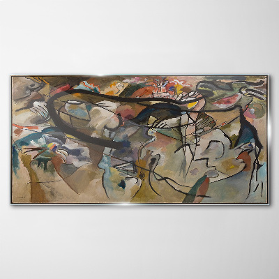 Bild auf glas Komposition V Kandinsky