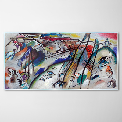 Foto auf glas Improvisation 28 Kandinsky