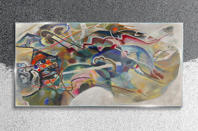 Glasbild Zusammenfassung Wassili Kandinsky